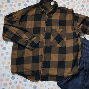 Brown Women's Flannel - Small